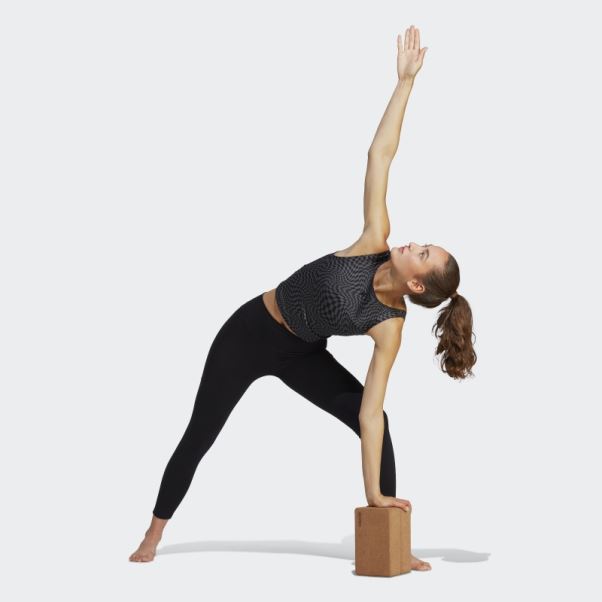 Débardeur De Yoga Imprimé Clash Noir Adidas
