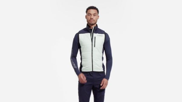 Gilet D'isolation Hybride Adidas Terrex Primaloft Vert