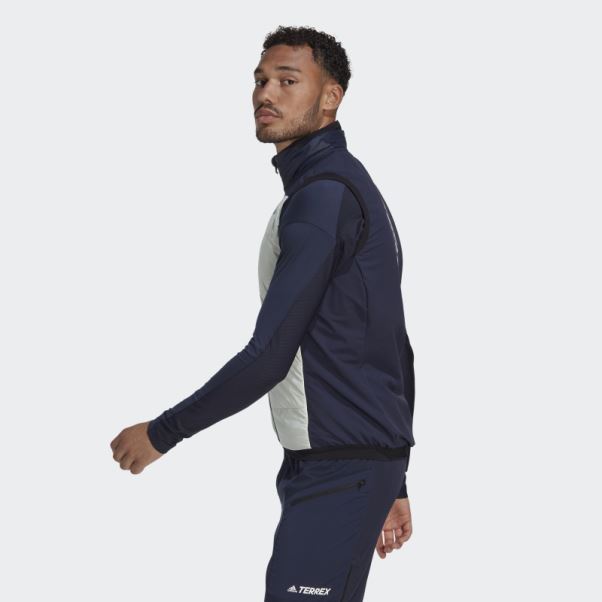 Gilet D'isolation Hybride Adidas Terrex Primaloft Vert