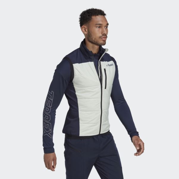 Gilet D'isolation Hybride Adidas Terrex Primaloft Vert