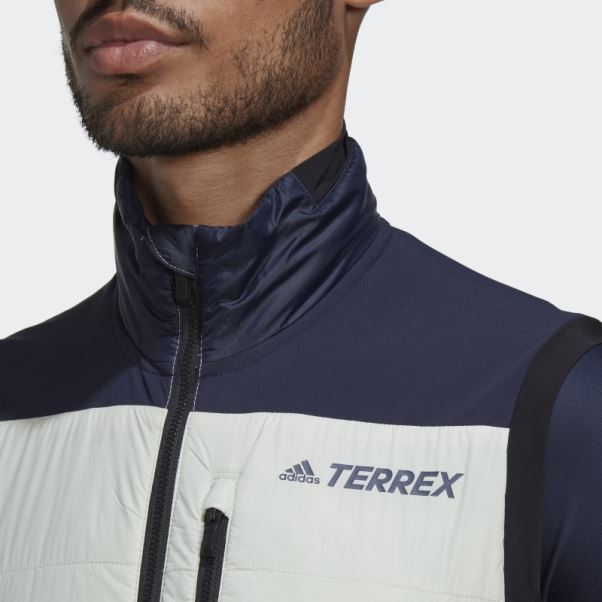 Gilet D'isolation Hybride Adidas Terrex Primaloft Vert