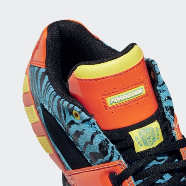 Agent Gil Restomod Chaussures De Basket Adidas Orange