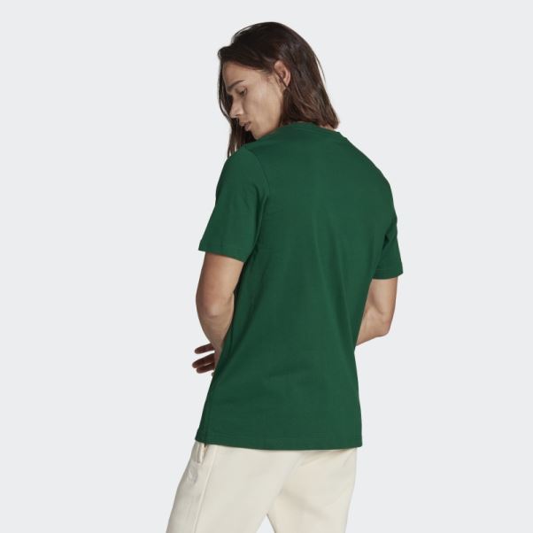 Tee Shirt Adicolor Classics Trèfle Vert Foncé Adidas