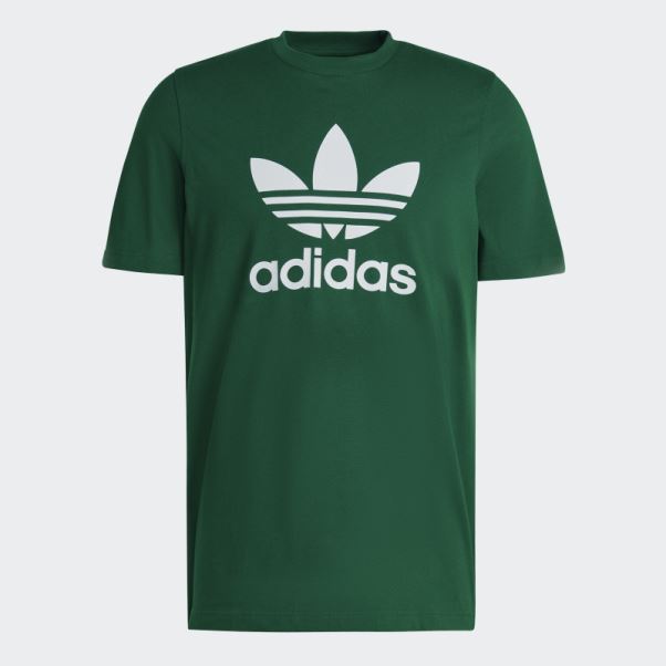 Tee Shirt Adicolor Classics Trèfle Vert Foncé Adidas