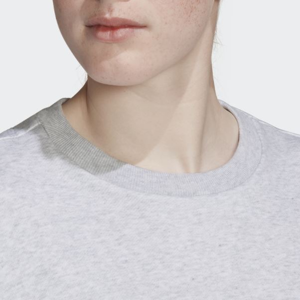 Sweat Ample Studio Lounge Gris Clair Chiné Adidas