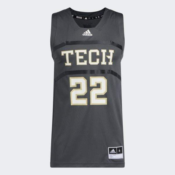 Maillot Swingman Gris Foncé Jaune Adidas