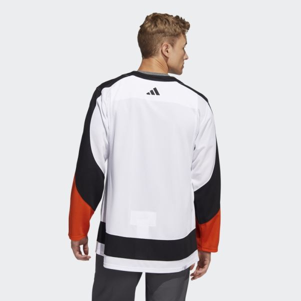 Flyers Authentique Reverse Retro Wordmark Jersey Blanc Adidas
