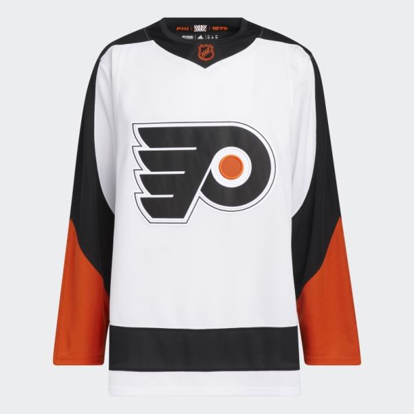 Flyers Authentique Reverse Retro Wordmark Jersey Blanc Adidas