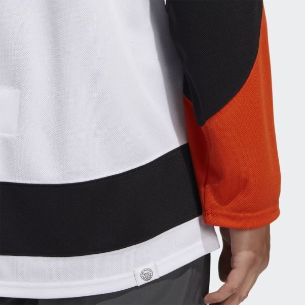 Flyers Authentique Reverse Retro Wordmark Jersey Blanc Adidas