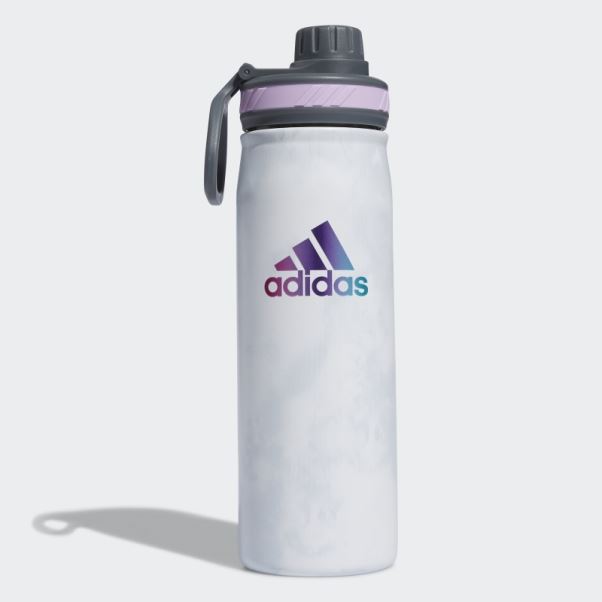 Bidon Acier 600 Ml Blanc Adidas
