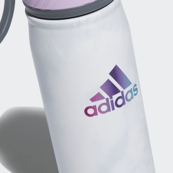 Bidon Acier 600 Ml Blanc Adidas