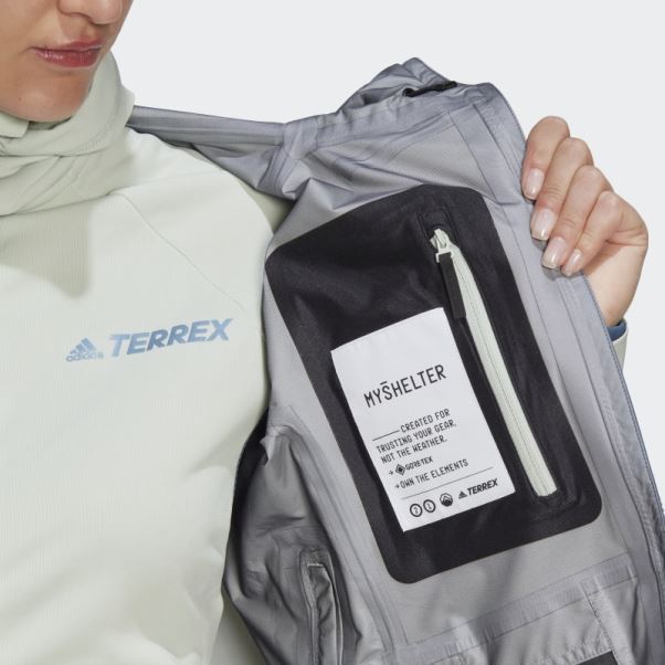 Veste De Pluie Vert Terrex Myshelter Gore-tex Adidas