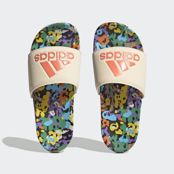 Claquettes Confort Adilette Teinte écru Adidas