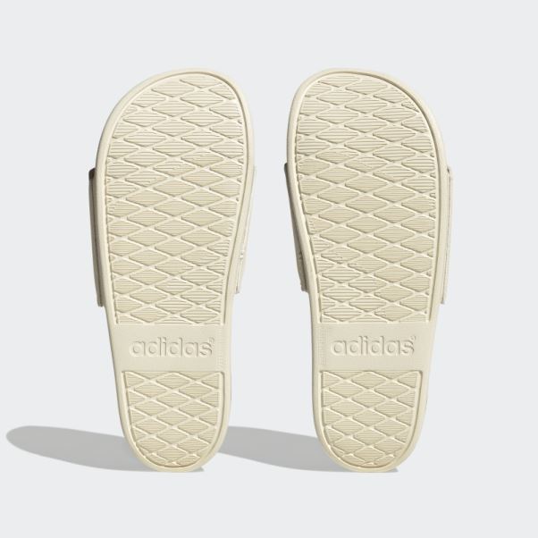 Claquettes Confort Adilette Teinte écru Adidas
