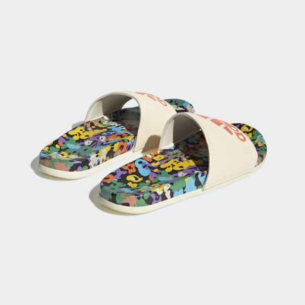 Claquettes Confort Adilette Teinte écru Adidas