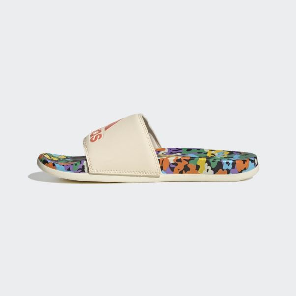 Claquettes Confort Adilette Teinte écru Adidas