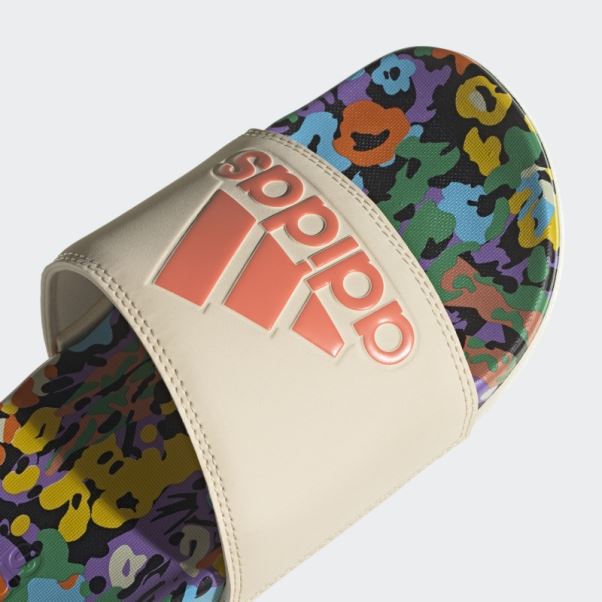 Claquettes Confort Adilette Teinte écru Adidas