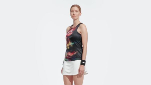 Adidas Multicolore Melbourne Tennis Y-débardeur