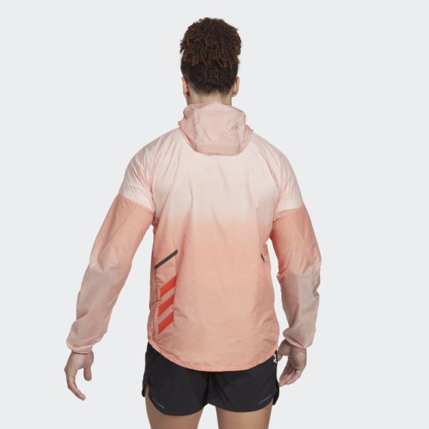 Coupe-vent Adidas Terrex Agravic Windweave Orange
