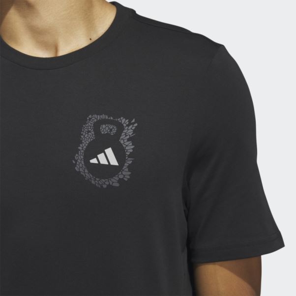 Adidas Aeroready Training Gator Graphique Manches Courtes T-shirt Noir