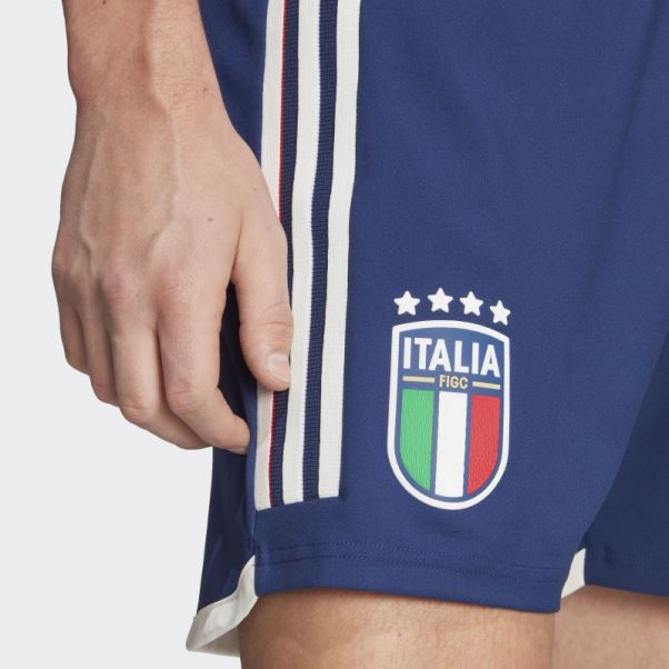Adidas Short Bleu Foncé Italy 23 Away Authentique
