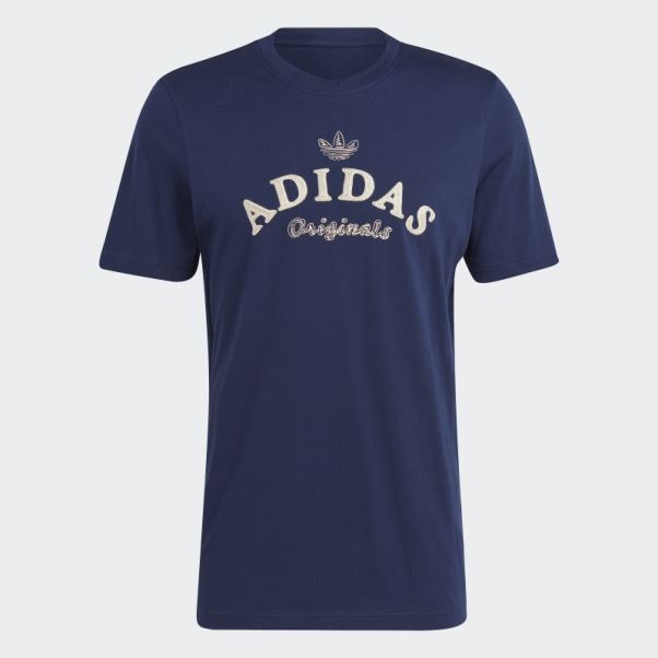 Adidas T-shirt Graphique Archive Indigo De Nuit