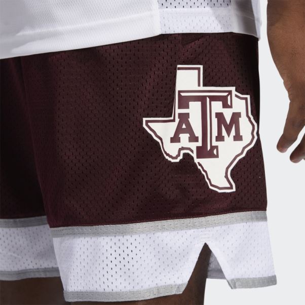 Short Aggies Swingman Adidas Bordeaux