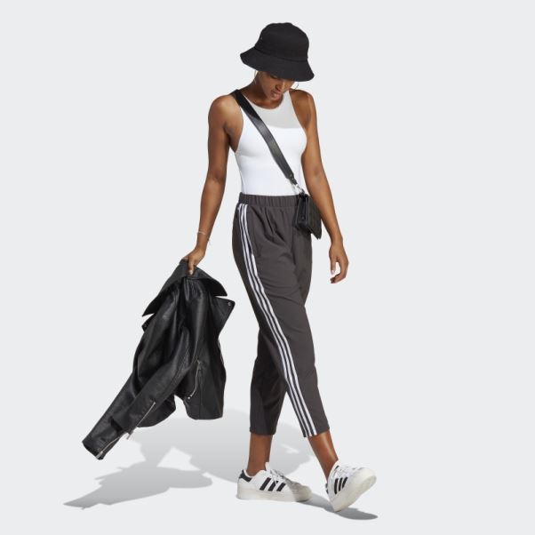 Pantalon De Survêtement Tissé Noir Adidas