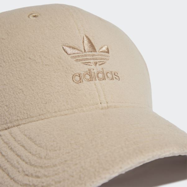 Casquette Adicolor Classic Trefoil Hiver Adidas Beige