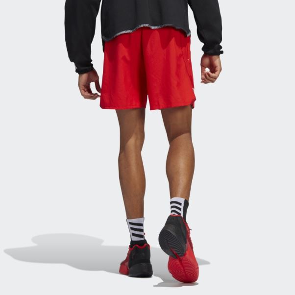 Donovan Mitchell Short Rouge Adidas