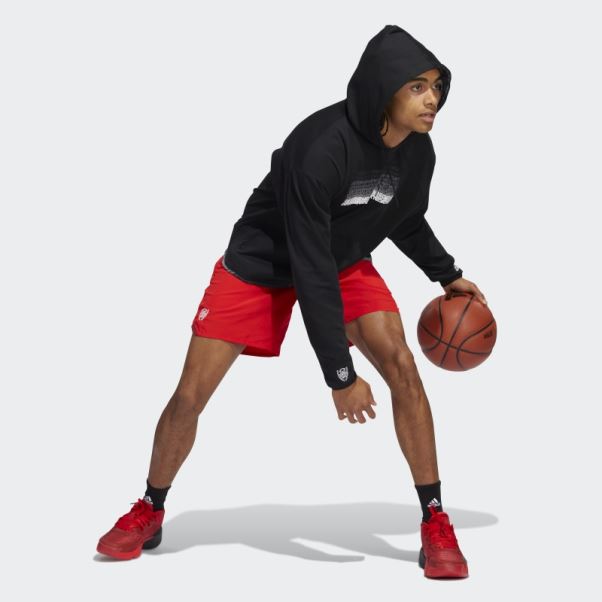 Donovan Mitchell Short Rouge Adidas