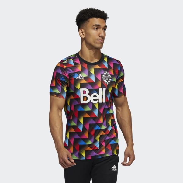 Maillot Pré-match Lgbtq+ Vancouver Whitecaps Fc Noir Adidas