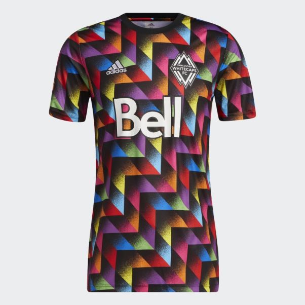 Maillot Pré-match Lgbtq+ Vancouver Whitecaps Fc Noir Adidas