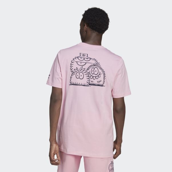 Adidas Originals X Kevin Lyons Tee Hot True Pink