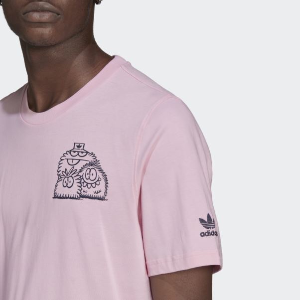 Adidas Originals X Kevin Lyons Tee Hot True Pink