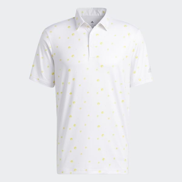 Polo Blanc Imprimé Adidas Ultimate365