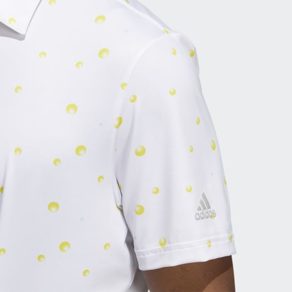Polo Blanc Imprimé Adidas Ultimate365