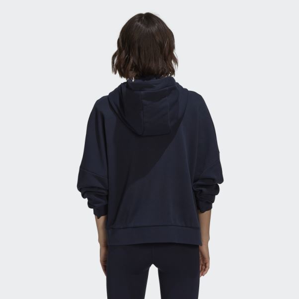 Sweat à Capuche Adidas Real Madrid Bleu Nuit