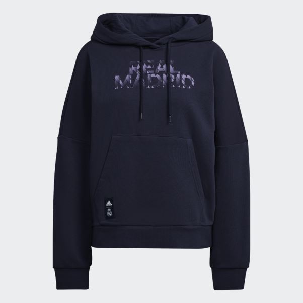 Sweat à Capuche Adidas Real Madrid Bleu Nuit