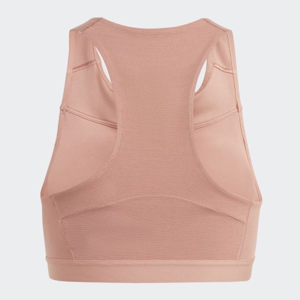 Brassière à Maintien Moyen Adidas Powerimpact Luxe Training Terre Battue