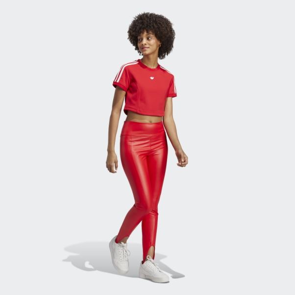 Legging Adidas Essentials écarlate