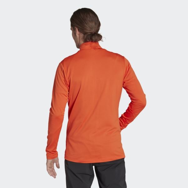 Orange Terrex Multi Primegreen Veste Polaire Entièrement Zippée Adidas