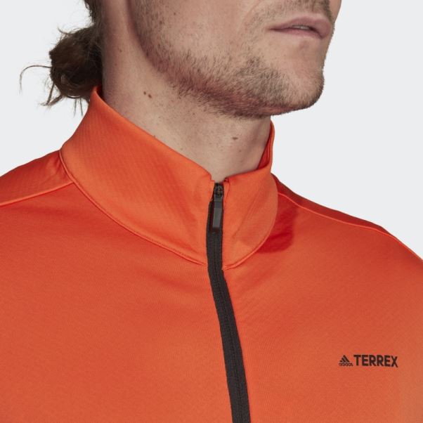 Orange Terrex Multi Primegreen Veste Polaire Entièrement Zippée Adidas
