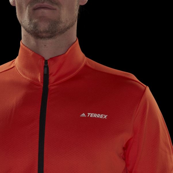 Orange Terrex Multi Primegreen Veste Polaire Entièrement Zippée Adidas