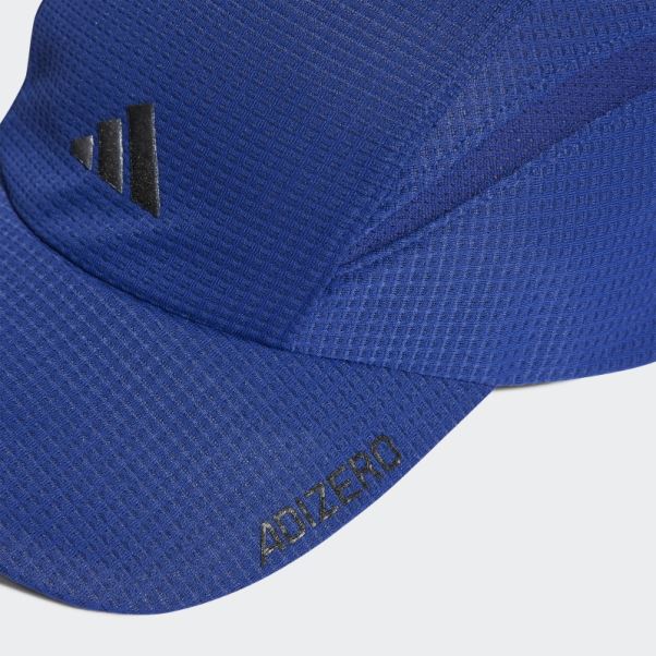 Casquette Adidas Running Adizero Heat.rdy Bleu Victoire
