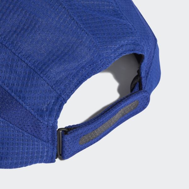 Casquette Adidas Running Adizero Heat.rdy Bleu Victoire