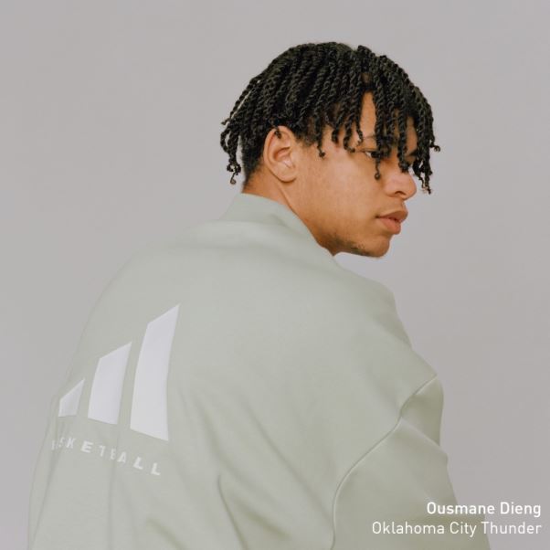 Sweat Adidas Basketball Crew Vert Mode