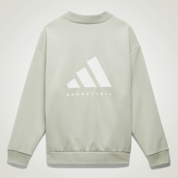 Sweat Adidas Basketball Crew Vert Mode