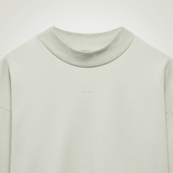 Sweat Adidas Basketball Crew Vert Chaud