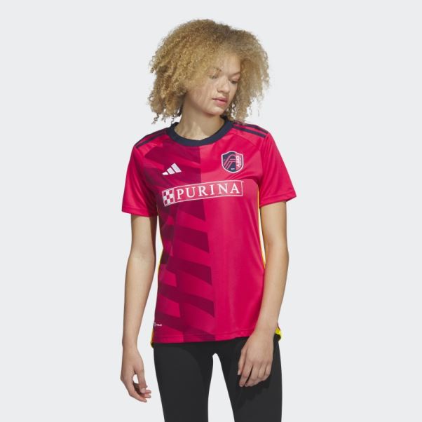 Adidas St. Maillot Domicile Louis City Sc 23/24 Rose